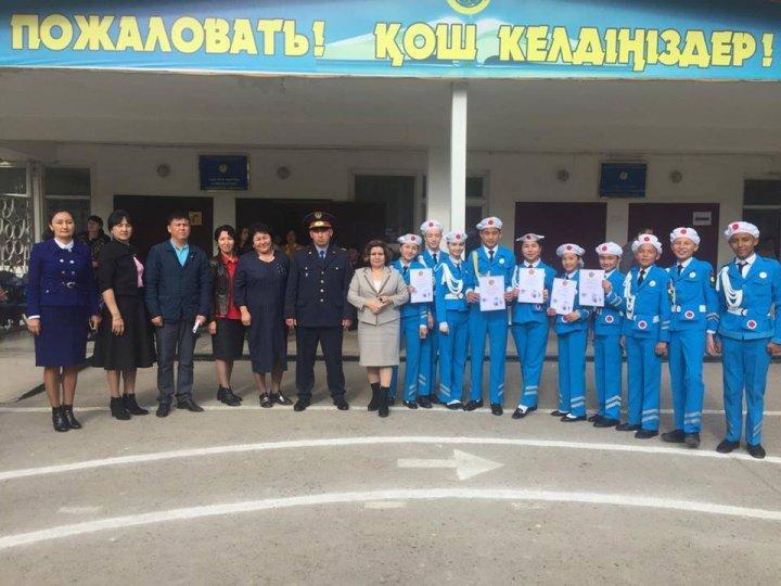 ХІХ-шы қалалық "Жас қозғалыс инспекторлары" слетінде  "Ғазиз Байтасов" отряды БАС ЖҮЛДЕНІ алды