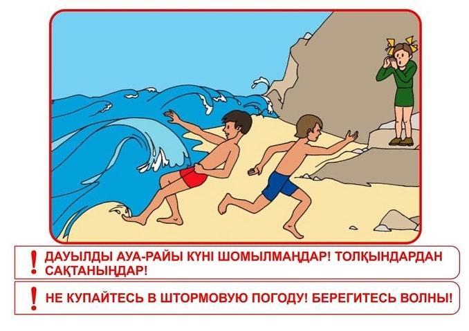 Суда шомылу ережелері мен қауіпсіздік шаралары